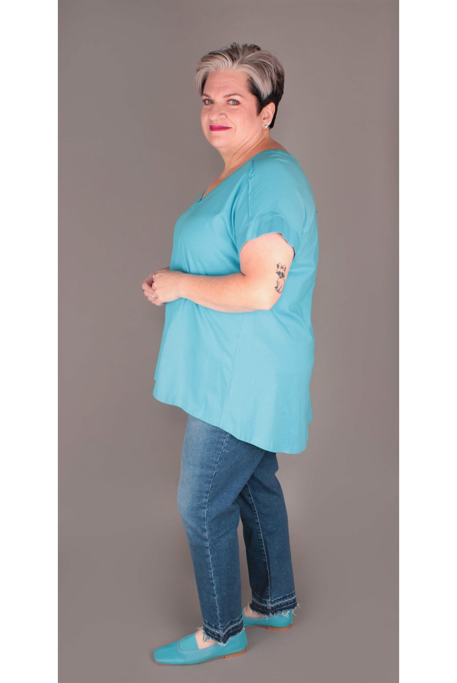 Tunique Tee-Shirt Turquoise